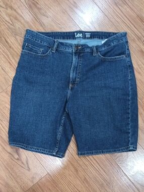 Lee Men's Indigo Blue Denim Shorts